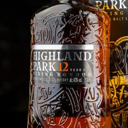Этикетка Highland Park 12 years - виски Хайленд Парк 12 лет 0.7 л