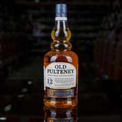 Шотландский виски Old Pulteney. Выдержка 12 лет. 40% / 0.7 л. Виски Олд Пултени в подарочной упаковке.