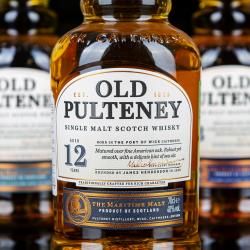 Этикетка old pulteney 12