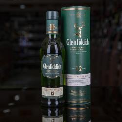 Шотландский виски Glenfiddich. Выдержка 12 лет. 40% / 0.5 л. Виски Гленфиддик в подарочной упаковке.