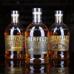 Шотландский виски Aberfeldy. Выдержка 12 лет. 40% / 0.75 л. Виски Аберфелди в подарочной упаковке.