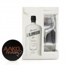 Gin Colombian Ortodoxy - джин Коломбиан Ортодокси в п/у + бокал 0.7 л