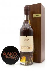 Armagnac Chateau de Laubade 1985 wood box - арманьяк Шато де Лобад 1985 года 0.7 л в д/у