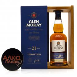 Glen Moray Single Malt Port Wood 21 years old - виски Глен Морей Сингл Молт Порт Вуд 21-летний 0.7 л