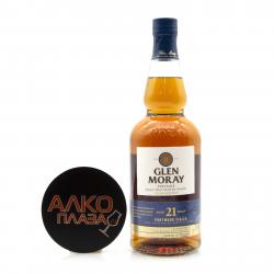 Glen Moray Single Malt Port Wood 21 years old - виски Глен Морей Сингл Молт Порт Вуд 21-летний 0.7 л