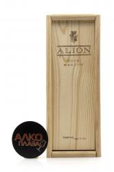 вино Алион 1.5 л красное сухое деревянная коробка