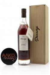 Bas-Armagnac Darroze Unique Collection - арманьяк Баз-Арманьяк Дарроз Уник Коллексьон 1987 года 0.7 л п/у дерево