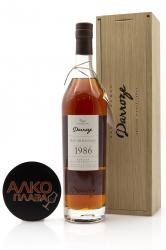 Bas-Armagnac Darroze Unique Collection - арманьяк Баз-Арманьяк Дарроз Уник Коллексьон 1986 года 0.7 л п/у дерево