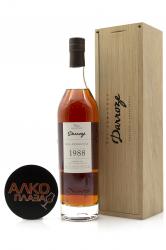 Bas-Armagnac Darroze Unique Collection - арманьяк Баз-Арманьяк Дарроз Уник Коллексьон 1988 года 0.7 л п/у дерево