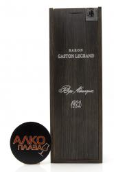 Baron G. Legrand 1982 - арманьяк Барон Легран 1982 года 0.7 л деревянная коробка