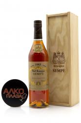 Sempe 1983 Wooden Box - арманьяк Семпе 1983 год 0.7 л в д/у