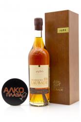 Armagnac Chateau de Laubade 1986 wood box - арманьяк Шато де Лобад 1986 года 0.7 л в д/у