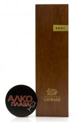 Armagnac Chateau de Laubade 2001 wood box - арманьяк Шато де Лобад 2001 года 0.7 л в д/у