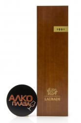 Armagnac Chateau de Laubade 1991 wood box - арманьяк Шато де Лобад 1991 год 0.7 л в д/у