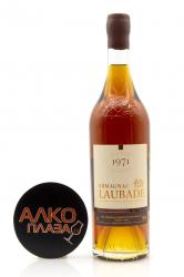 Armagnac Chateau de Laubade 1971 wood box - арманьяк Шато де Лобад 1971 год 0.7 л в д/у