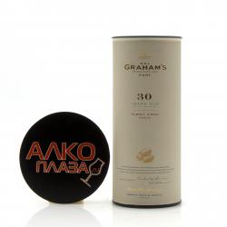 Graham`s 30 Year Old Tawny Port gift tube - портвейн Грэм`с Тони 30 лет 0.2 л в тубе