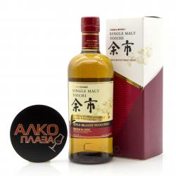 Nikka Yoichi Single Malt Apple Brandy Wood Finish Gift Box - виски Никка Йоити Сингл Молт Эпл Бренди Вуд Финиш 0.7 л в п/у