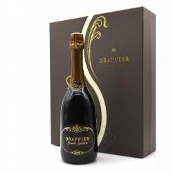 Champagne Drappier Grande Sendree Brut 2008 Champagne AOC Gift Box with 2 Glasses - шампанское Драпье Гранд Сандре Экспрессьон 0.75 л. в п/у с 2 бокалами