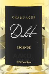 Delot Legende Brut - шампанское Дело Лежанд Брют 0.75 л