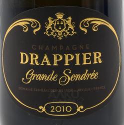 Champagne Drappier Grande Sendree 2010 Brut Champagne AOC Gift Box with 2 glasses - шампанское Драпье Гранд Сандре Брют 0.75 л. в п/у с 2 бокалами