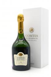 Taittinger Comtes de Champagne Blanc de Blancs Brut 2008 Gift Box - шампанское Тэтенжэ Комт де Шампань Гран Крю Блан де Блан 2008 г 0.75 л в п/у