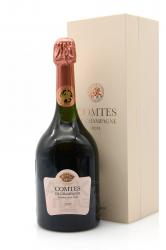 Taittinger Comtes de Champagne Rose 2007 Gift Box - шампанское Тэтенжэ Комт де Шампань Розе Брют 2007 г 0.75 л в п/у