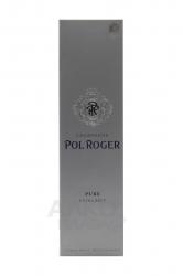Pol Roger Pure Extra Brut gift box - шампанское Поль Роже Пюр Экстра Брют 0.75 л в п/у