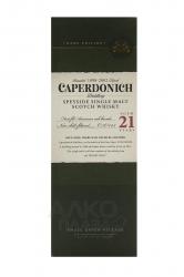 Caperdonich 21 Years Old - виски Капердоних 21 год 0.7 л