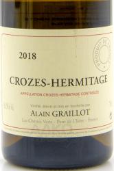вино Кроз-Эрмитаж Ален Грайо 0.75 л белое сухое этикетка