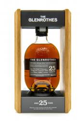 Whisky single malt Glenrothes 25 ans in wood box - виски односолодовый Гленротес 25 лет 0.7 л в дер/ящ