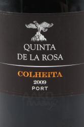 Quinta De La Rosa Coleita Port 2009 - портвейн Кинта Де Ля Роса Колейта Порт 2009 год 0.5 л