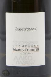 Marie-Courtin Concordance Blanc De Noirs Extra Brut - шампанское Мари-Куртэн Конкорданс Блан де Нуар Экстра Брют 0.75 л