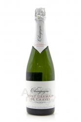 Saint Germain de Crayes Carte Blanche Brut - шампанское Сан Жермен де Крэ Карт Бланш Брют 0.75 л