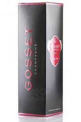Gosset Grand Rose Brut gift box - шампанское Госсе Гран Розе Брют 0.75 л в п/у