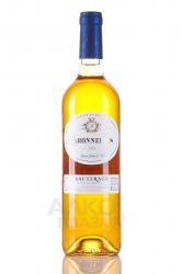 вино Garonnelles Sauternes AOC 0.75 л 