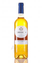 вино Garonnelles Sauternes AOC 0.75 л 