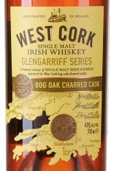 West Cork Glengarriff Bog AOK Charred Cask - виски Вест Корк Гленгаррифф Сериес Бог ОАК Чард Каск 0.7 л