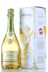 Schlumberger Gruner Veltliner Brut - игристое вино Шлюмбергер Грюнер Вельтлинер белое брют Классик в п/у 0.75 л
