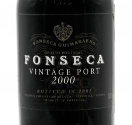 Fonseca Vintage Port 2000 - портвейн Фонсека Винтаж Порт 2000 года 0.75 л