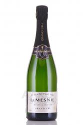 Le Mesnil Brut Blanc de Blancs Grand Cru - шампанское Ле Мениль Брют Блан де Блан Гран Крю 0.75 л