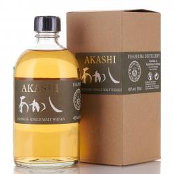 Akashi Single Malt Whiskey in gift box - Акаши Сингл Молт Виски 0.5 л в п/у
