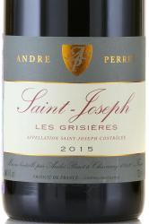 вино Андре Перре Сен-Жозеф Ле Гризьер 0.75 л красное сухое этикетка