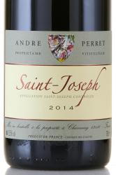 вино Андре Перре Сен-Жозеф 0.75 л красное сухое этикетка
