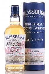 Mossburn Single Malt Scotch Vintage Cusks Glen Elgin in tube - виски Моссберн Cингл Mолт Скотч Винтаж Каскс Глен Элгин 0.7 л в тубе