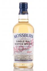 Mossburn Single Malt Scotch Whiskey Vintage Casks Glenrothes in tube - виски Моссберн Cингл Mолт Скотч Виски Винтаж Каскс Гленротс 0.7 л в тубе