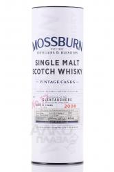 Mossburn Single Malt Scotch Vintage Glentauchers in tube - виски Моссберн Cингл Mолт Скотч Винтаж Глентачерс 0.7 л в тубе