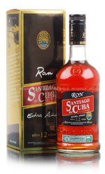 Santiago de Cuba Extra Anejo 12 years - ром Сантьяго де Куба Экстра Аньехо 12 лет 0.7 л