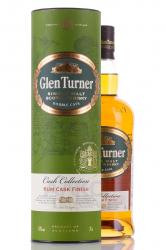 Single Malt Glen Turner Rum Сask Finish in tube - виски Сингл Молт Глен Тёрнер Ром Каск Финиш в тубе 0.7 л