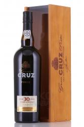 Porto Gran Cruz 30 Years Old Wooden Box - портвейн Гран Круз 30 лет 0.75 л в д/у