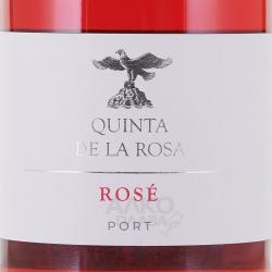 портвейн Quinta De La Rosa Rose Port 0.5 л этикетка